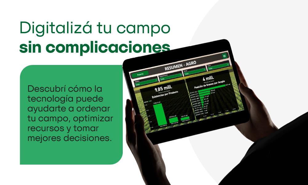 Digitalizá tu campo sin complicaciones